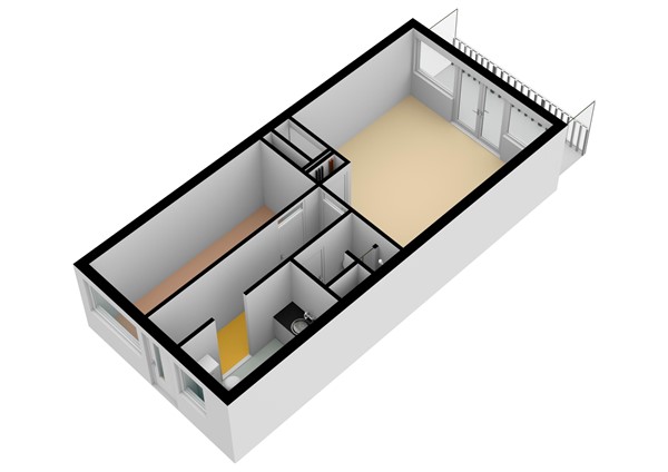 Plattegrond - Sloterkade 111, 1058 HL Amsterdam - 72856_EV_3d_1.jpg