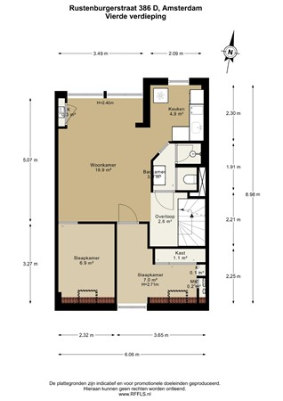 Rustenburgerstraat 386D, 1072 HG Amsterdam - 2D 4e.jpg