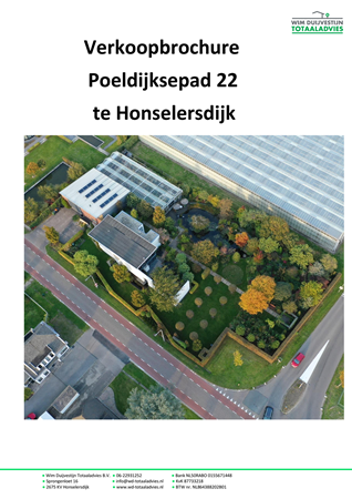 Brochure - Verkoopbrochure Poeldijksepad 22 te Honselersdijk.pdf - Poeldijksepad 22, 2675 CM Honselersdijk