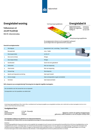 Brochure - TAB 3.3 - Energielabel 150093032_2672HT_118.pdf - Vallumstraat 118, 2672 HT Naaldwijk