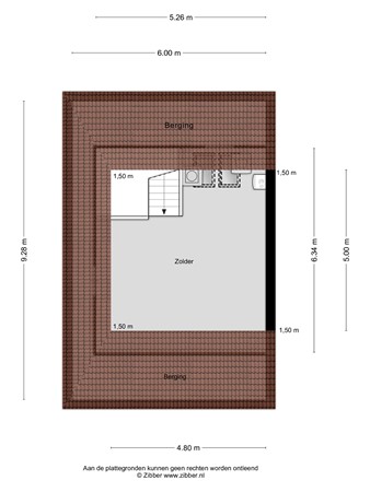 Floorplan - De Kwekerij 7, 7255 HC Hengelo (Gld)