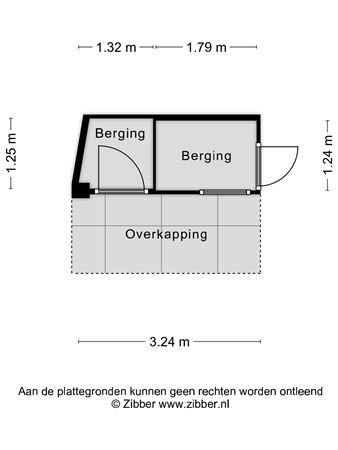 Floorplan - Hulshofweg 8, 7261 SL Ruurlo