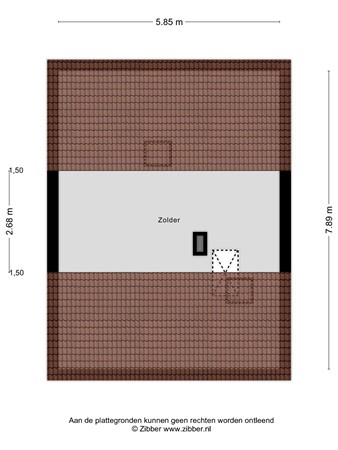 Floorplan - Donker Curtiuslaan 2, 7003 AH Doetinchem