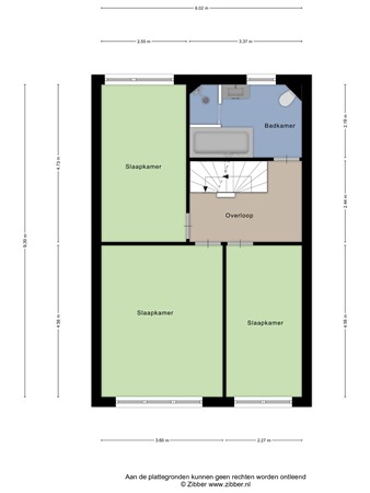 Floorplan - De Kwekerij 13, 7255 HC Hengelo (Gld)