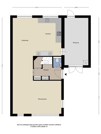 Floorplan - De Kwekerij 13, 7255 HC Hengelo (Gld)