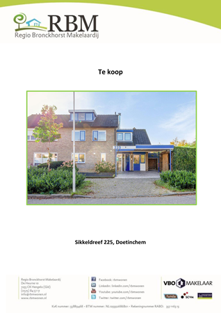 Brochure preview - Brochure Sikkeldreef 225, Doetinchem.pdf