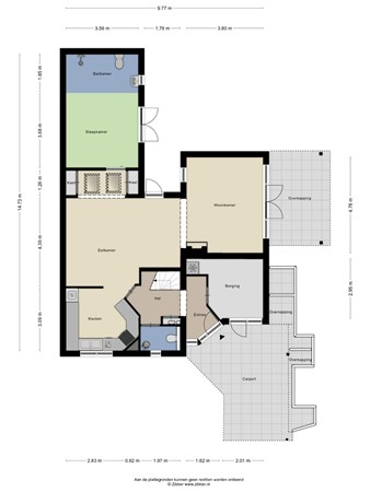 Floorplan - Sikkeldreef 225, 7006 KW Doetinchem