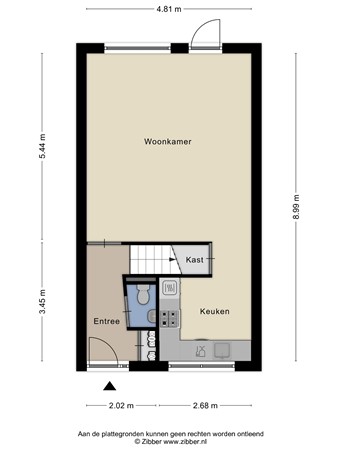 Floorplan - Hof van Rome 93, 7007 JX Doetinchem