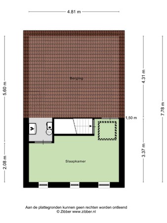 Floorplan - Hof van Rome 93, 7007 JX Doetinchem