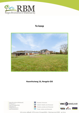 Brochure preview - Brochure Hazenhutweg 16, Hengelo Gld.pdf