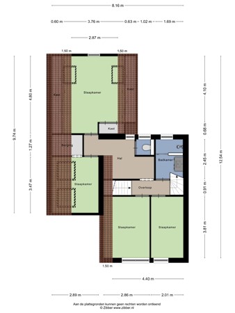 Floorplan - Waarleskamp 21, 7255 WE Hengelo (Gld)