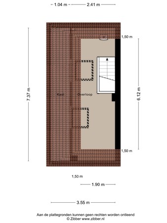 Floorplan - Waarleskamp 21, 7255 WE Hengelo (Gld)