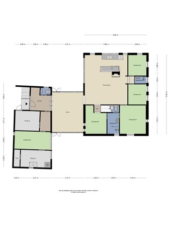 Floorplan - Banninkstraat 42, 7255 KE Hengelo (Gld)