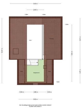 Floorplan - Banninkstraat 42, 7255 KE Hengelo (Gld)