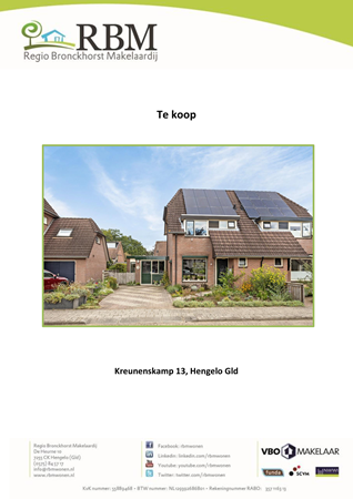 Brochure preview - Brochure Kreunenskamp 13, Hengelo Gld.pdf