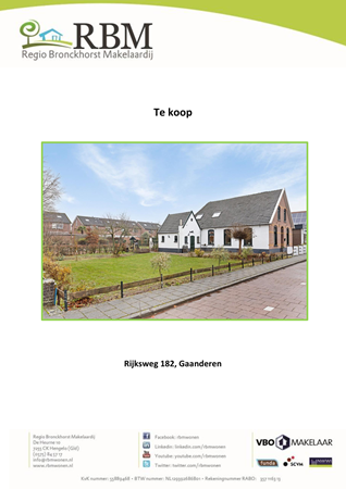 Brochure preview - Brochure Rijksweg 182, Gaanderen.pdf