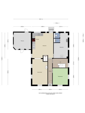 Floorplan - Rijksweg 182, 7011 ED Gaanderen