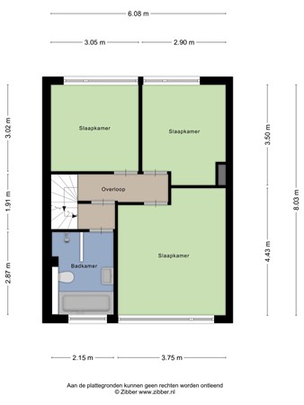 Floorplan - De Heurne 46, 7255 CL Hengelo (Gld)