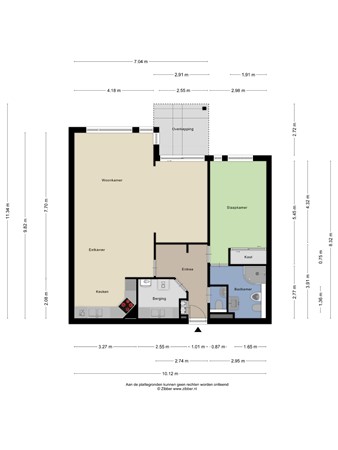 Floorplan - Burgemeester Galleestr 27, 7251 EA Vorden