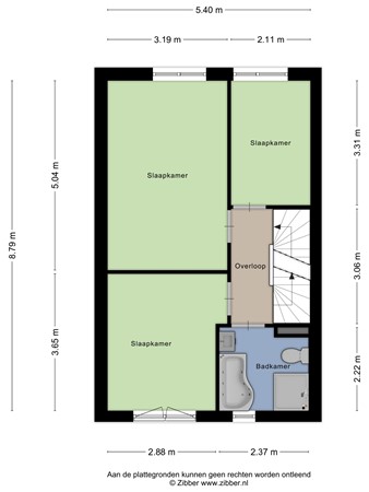 Floorplan - Entweg 15, 7255 HB Hengelo (Gld)