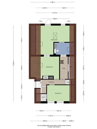 Floorplan - Roessinkweg 4, 7255 PC Hengelo (Gld)