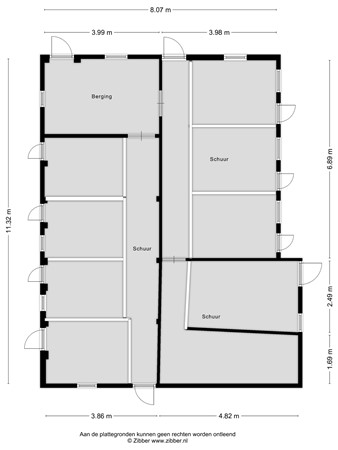 Floorplan - Enkweg 3, 7021 KD Zelhem