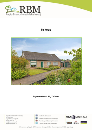 Brochure preview - Brochure Papaverstraat 11, Zelhem.pdf