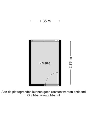Floorplan - Vondelstraat 194, 7002 AW Doetinchem