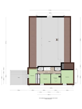 Floorplan - Banninkstraat 44, 7255 KE Hengelo (Gld)