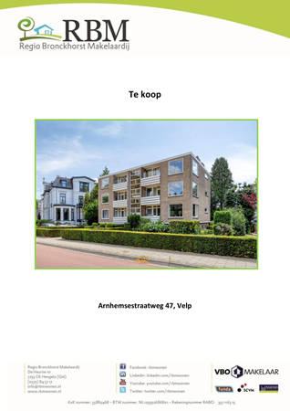 Brochure preview - Brochure Arnhemsestraatweg 47, Velp.pdf
