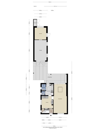 Floorplan - Roggestraat 7, 7025 AM Halle