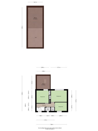 Floorplan - Roggestraat 7, 7025 AM Halle