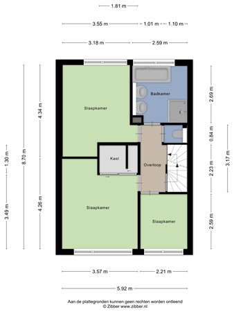 Floorplan - Het Karspel 2, 7255 CS Hengelo (Gld)