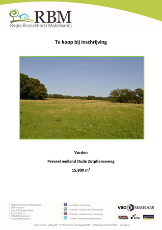 Brochure preview - Verkoopinformatie perceel weiland Oude Zutphenseweg te Vorden.pdf