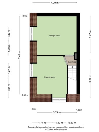 Spoordamstraat 30, 6415 AR Heerlen - 444002_2D_Eerste_Verdieping_Spoordamstraat_30_Heerlen_02.jpg