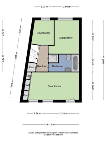 Ellecuylgaard 106A, 6227 EC Maastricht - plattegrond verdieping.jpeg