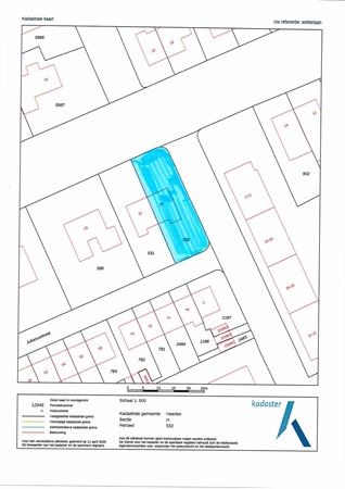 Welterlaan 19, 6417 CG Heerlen - Kadastrale kaart ingetekend-8-afbeeldingen-1.jpg