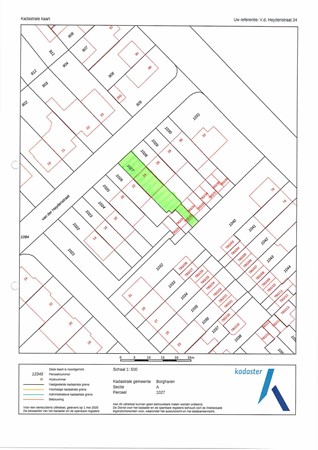 Van Der Heydenstraat 24, 6223 CR Maastricht - Kadastrale kaart ingetekend-10.jpg