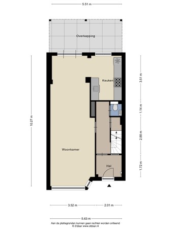 Zomerstraat 43, 6411 GR Heerlen - 369807_2D_Begane_grond_Zomerstraat_43_Heerlen_01.jpg
