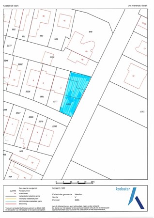 Deken Lendersstraat 2, 6433 BB Hoensbroek - Kadastrale kaart ingetekend-23.jpg