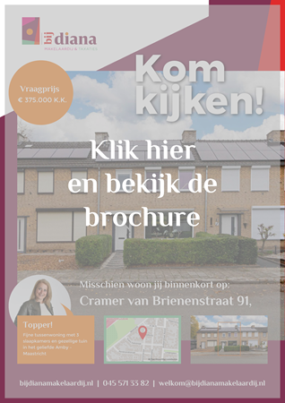 Brochure preview - Cramer van Brienenstraat 91, 6225 BC MAASTRICHT (1)