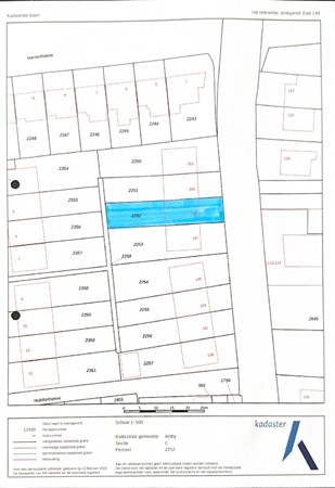 Ambyerstraat Zuid 149, 6225 AE Maastricht - kadastrale kaart ambyerstraat  (1).jpg