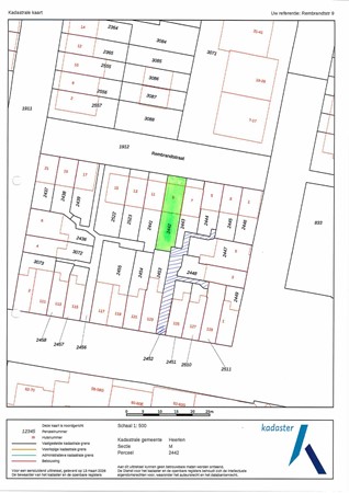 Rembrandtstraat 9, 6415 JC Heerlen - Kadastrale kaart ingetekend-119.jpg