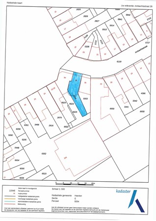 Ambachtsstraat 28, 6411 CP Heerlen - Kadastrale kaart ingetekend-145.jpg