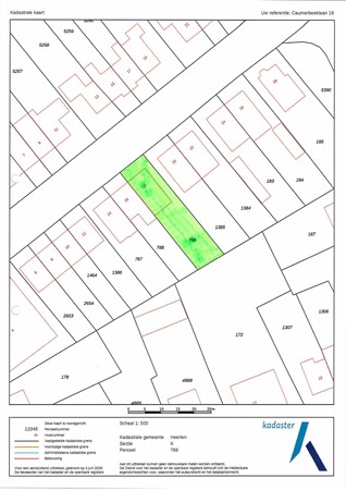 Caumerbeeklaan 18, 6417 BG Heerlen - Kadastrale kaart ingetekend-153.jpg