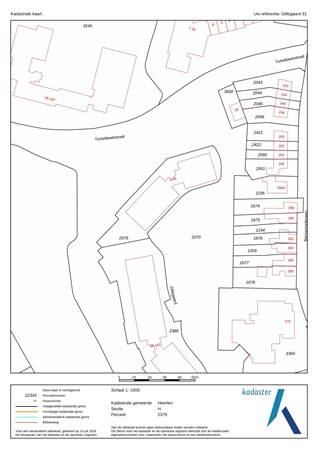 Dillegaard 31, 6417 HG Heerlen - Kadastrale kaart - Heerlen H 2396 A31.jpg