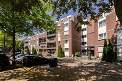 Verkocht onder voorbehoud: In het geliefde Douve Weien in Heerlen ligt het nette appartementencomplex Dillegaard.