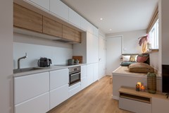 Te huur: Atmospheric and fully furnished apartment with a modern and sleek appearance.