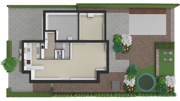 Ruyshaven 6, 2993 HM Barendrecht - Begane Grond_Tuin_Ruyshaven 6, Barendrecht_3D.jpg