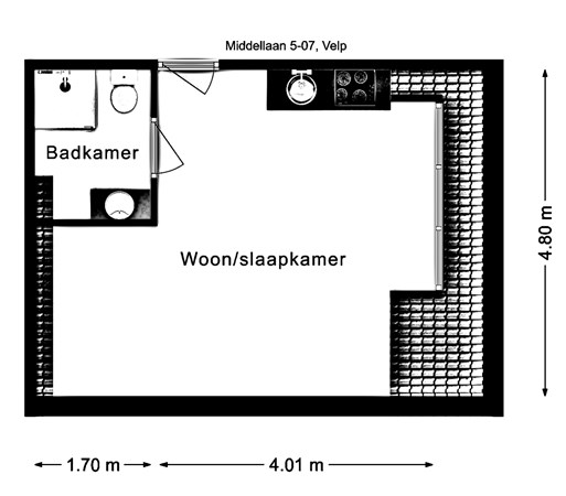 Middellaan 5, 6881 RP Velp - Middellaan 5-07, Velp-z:w.jpg